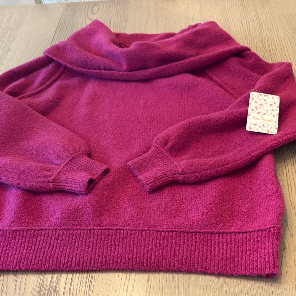 Free People Magenta Sweater